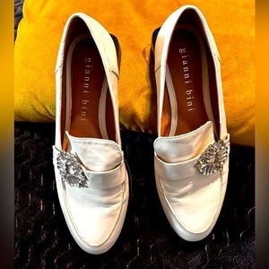 Gianna Bini Dress Platform with Rhinestone Embellishment